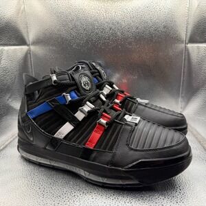 Size 9.5 Nike LeBron‎ James III 3 QS The Shop Black Mens Sneakers DO9354-001